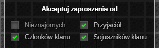 Akceptuj zaproszenia od